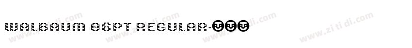 Walbaum 06pt Regular字体转换